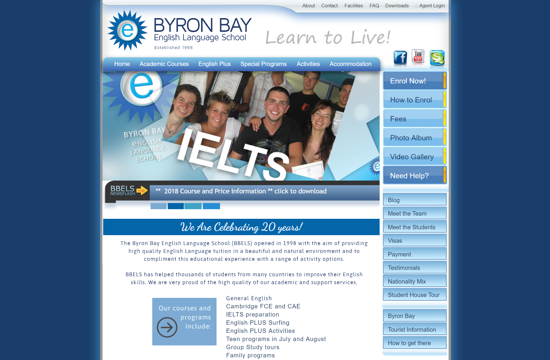 【2022年閉校】Byron Bay English Language School (BBELS)