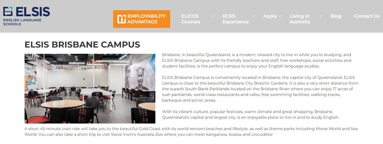 ELSIS　Brisbane Campus