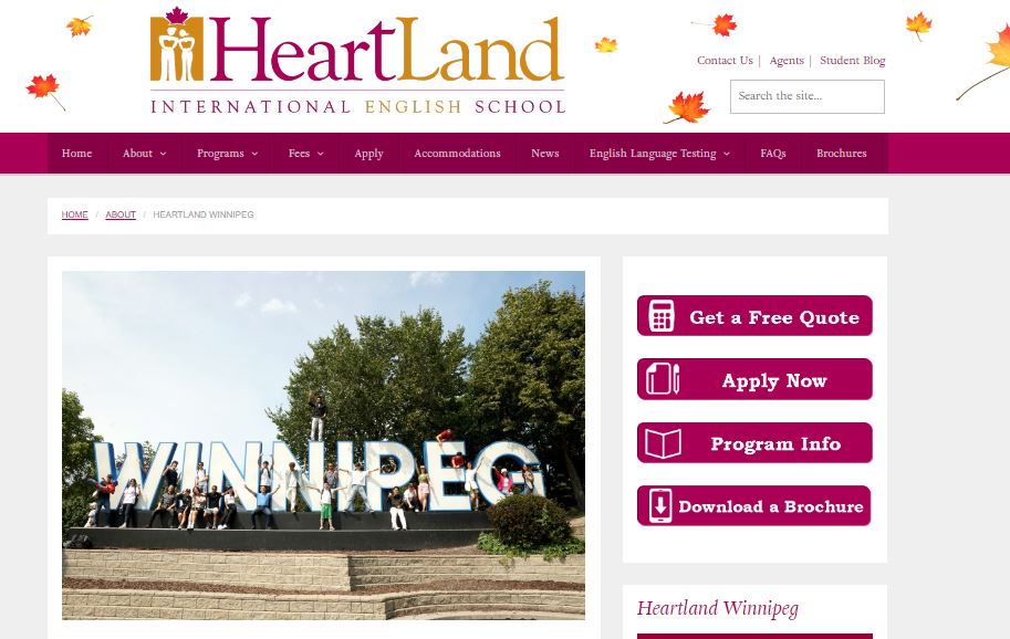 Heartland International English School（Winnipeg）