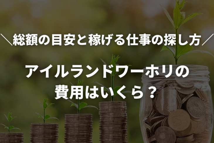 アイルランドワーホリの費用はいくら？総額の目安と稼げる仕事の探し方
