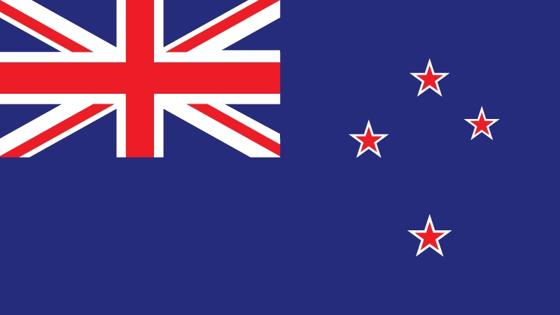 国旗：ニュージーランド