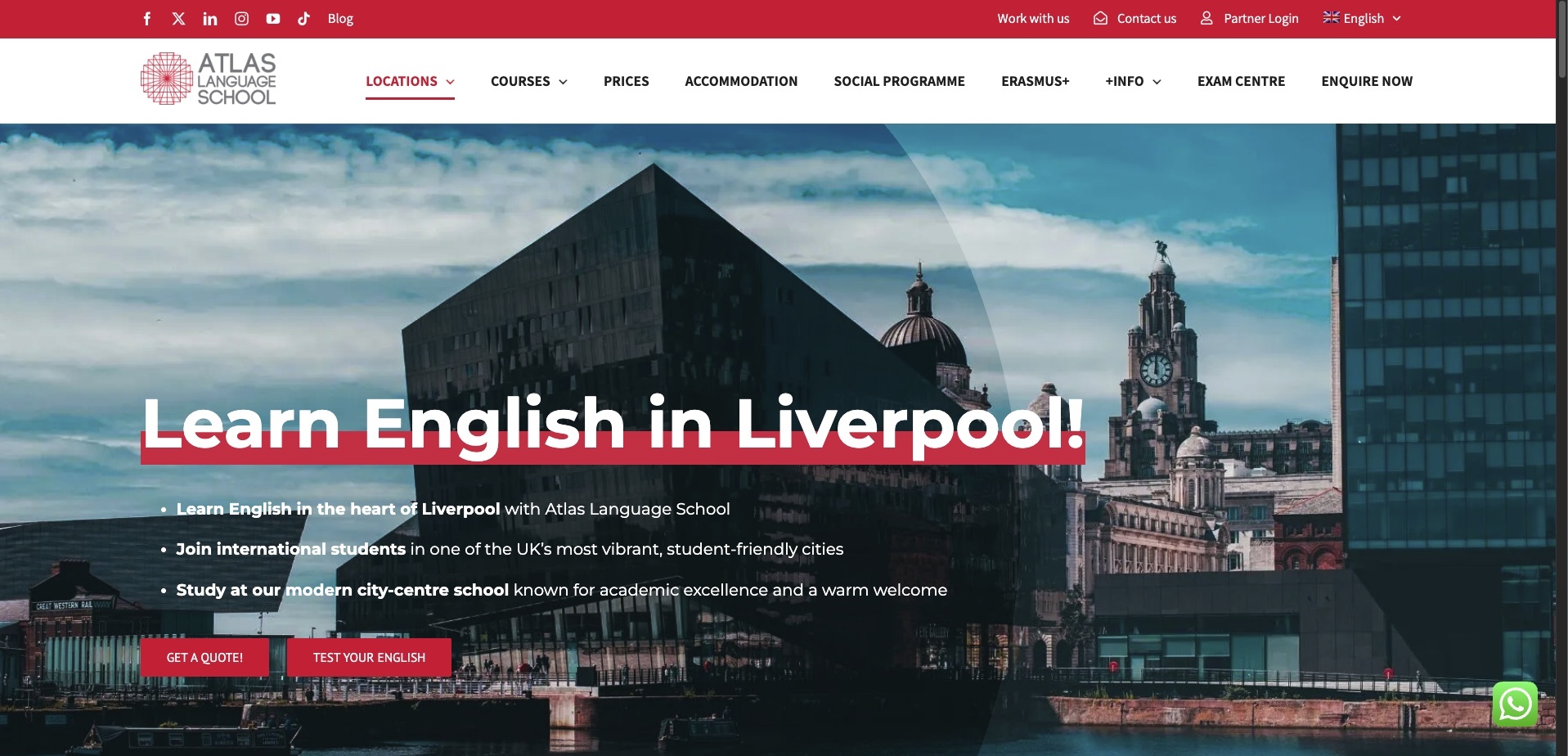 Atlas Language School  Liverpool