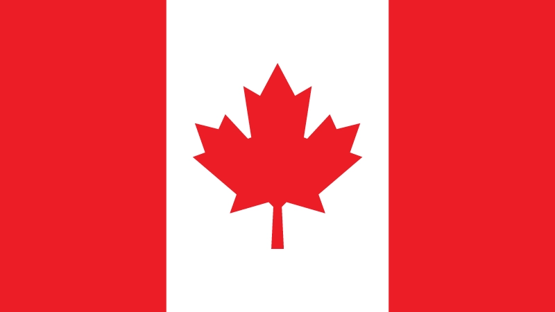 国旗：カナダ